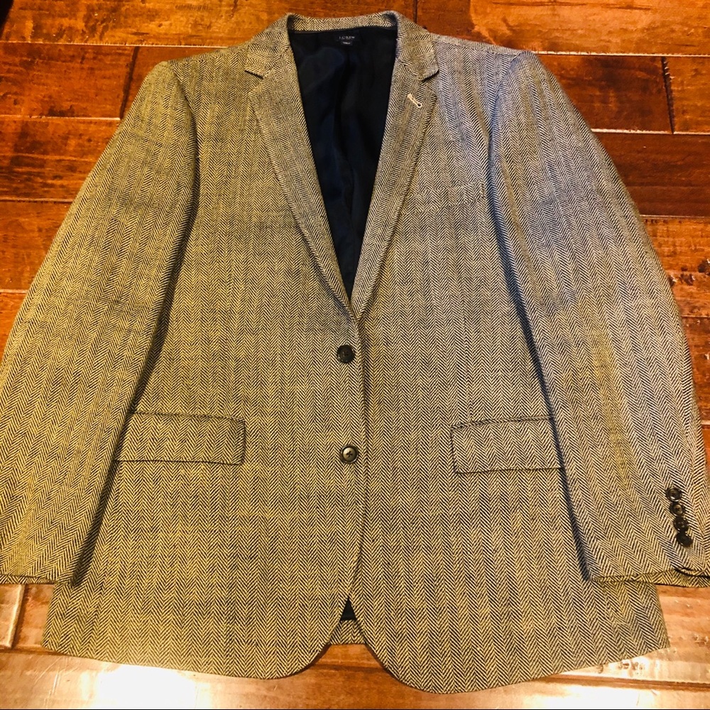 J.Crew Herringbone Blazer